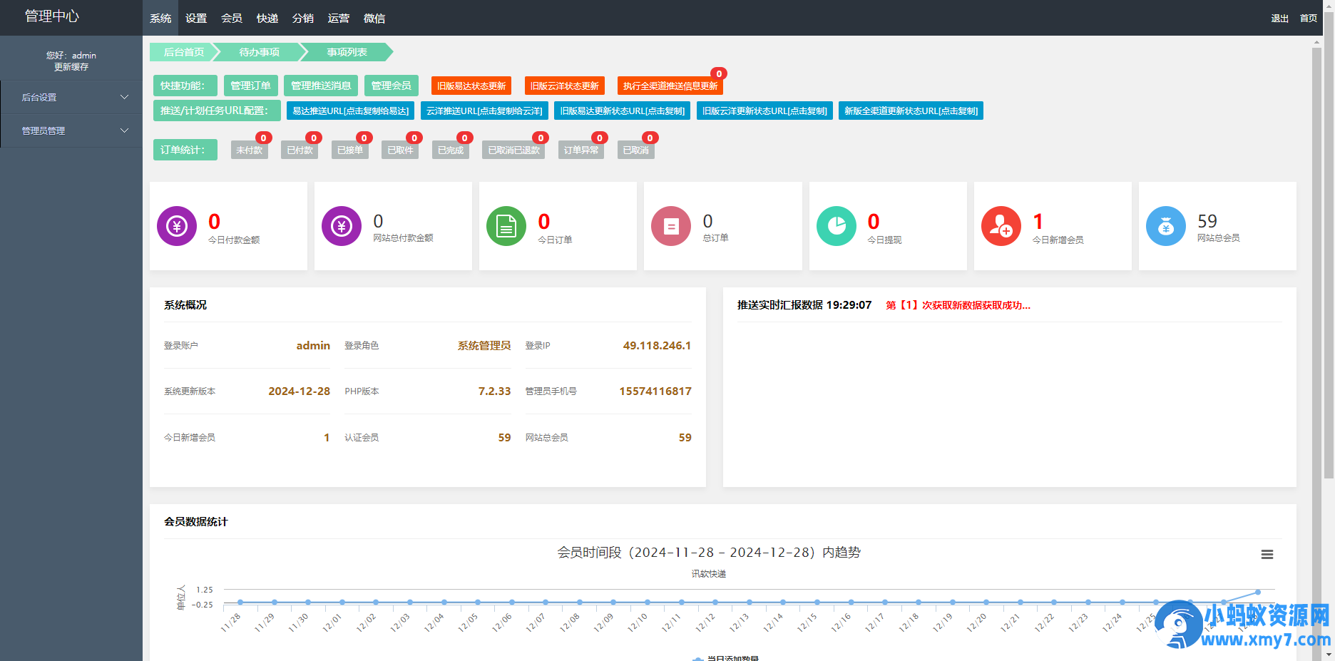 快递寄件小程序源码